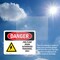 Signmission Fire Pump Room Authorized Danger Sign, Plastic, 14in W x 10in L, 2PK OS-2PACK-DS-P-1014-L-1920 - alternate 5